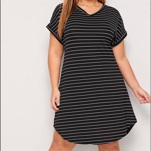 Stripped tee dress